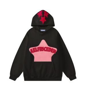 1085 NWT Aelfric Eden Vintage Embroidery Eden Star Hoodie Sz Med